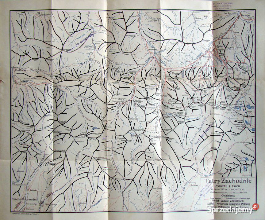 Przewodnik Tatrach cz IIV J Chmielowski Oryginał małopolskie Limanowa sprzedam
