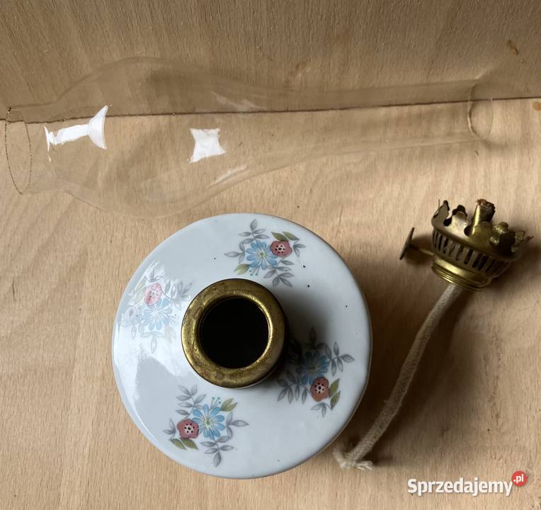 Lampa naftowa ceramika Gorzów Wielkopolski