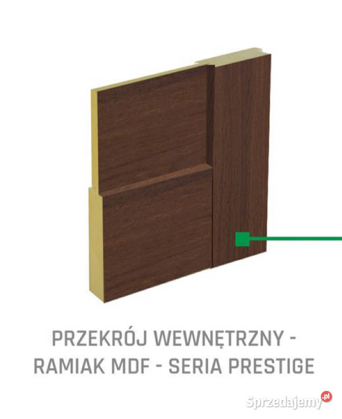 Drzwi MDF DEFENDOOR LIZBONA bezprzylgowe białe Radom sprzedam