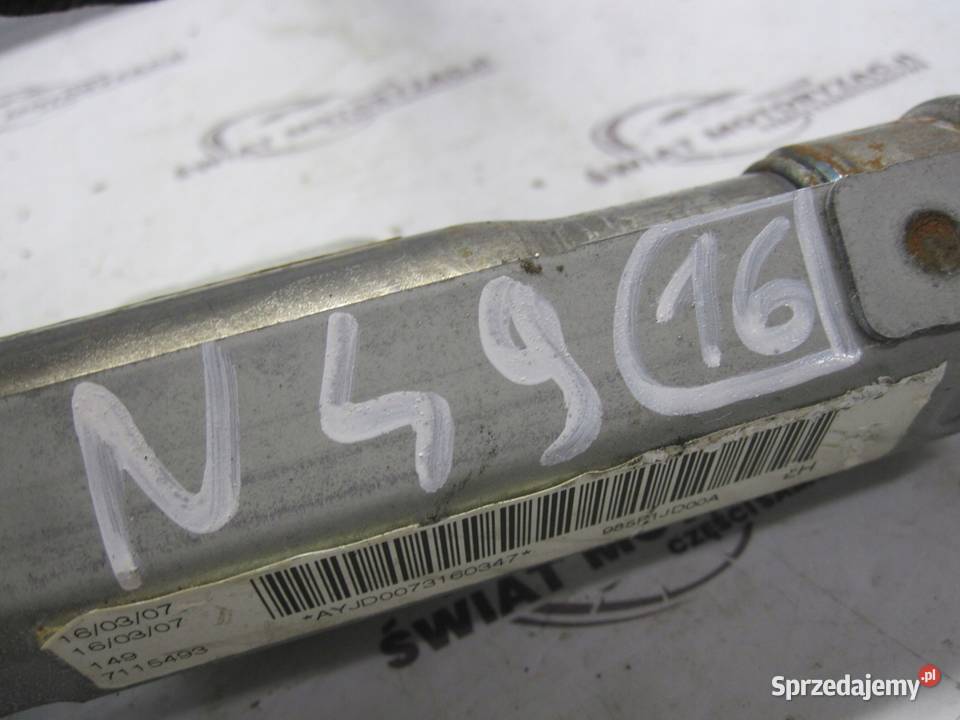 NISSAN QASHQAI I J10 07r kurtyna lewa 985P1JD00A Kielce