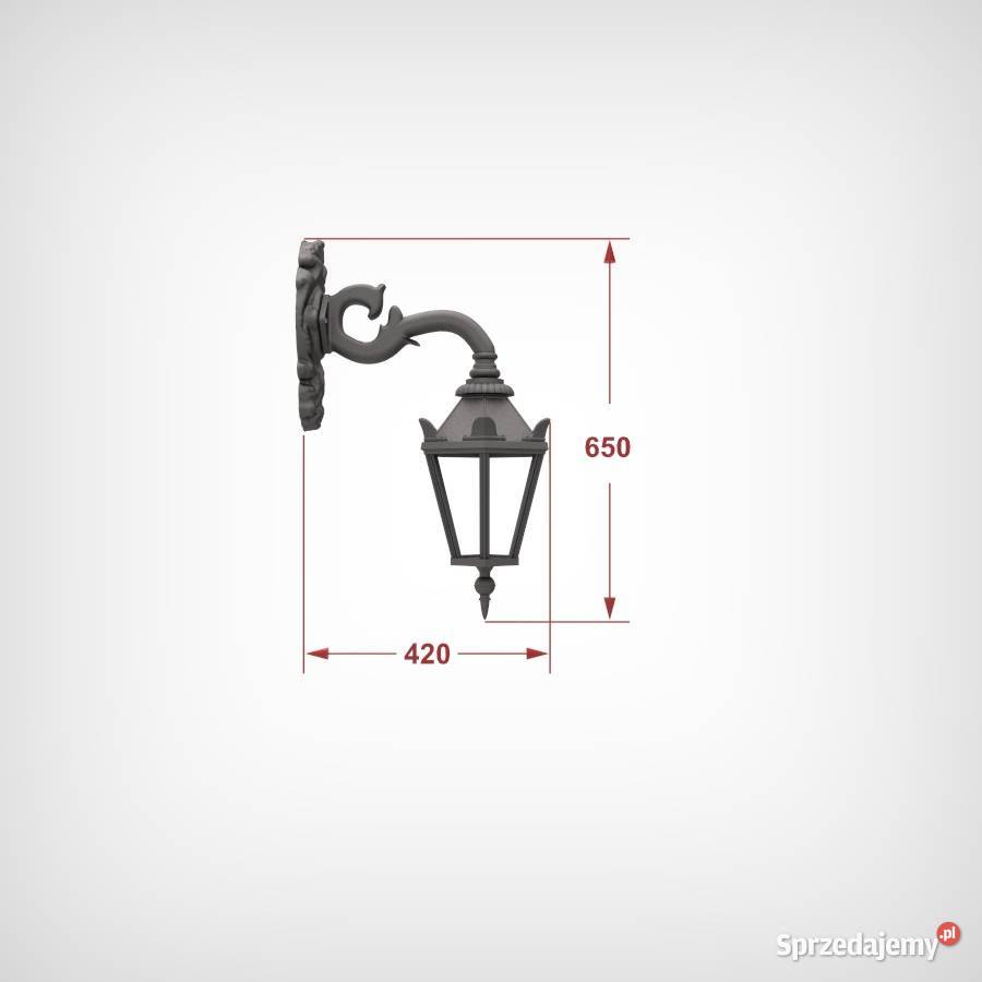 kinkiet stojący wiszący żeliwny lampa warmińsko-mazurskie Gołdap sprzedam