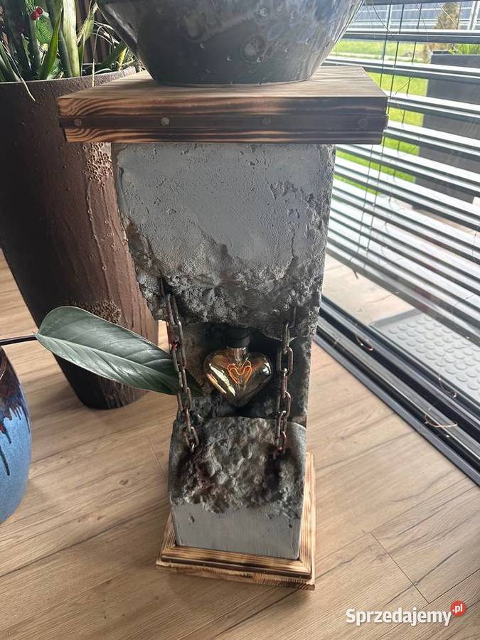 Lampa z betonu Tychy sprzedam