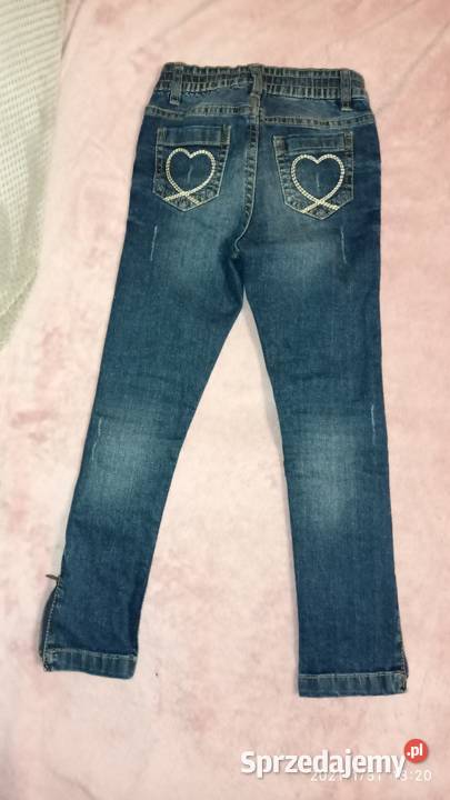 Spodnie jeansowe dziewczęce śląskie Rybnik