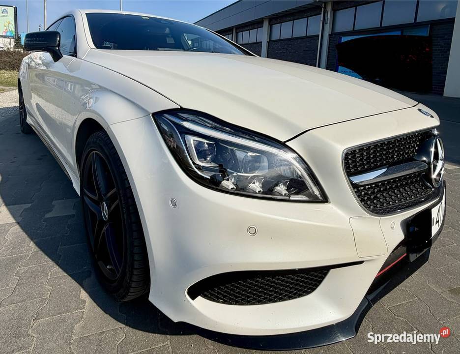 Mercedes Cls AmG 4x4 Biała Perła Sam Parkuje diesel Poznań