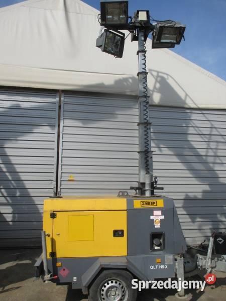 Maszt oświetleniowy Atlas Copco QLT H50 4X100 W Pleszew sprzedam