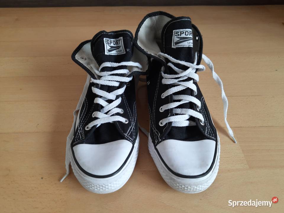 Buty trampki czarne wysokie Sport r 44 42 265 Krotoszyn