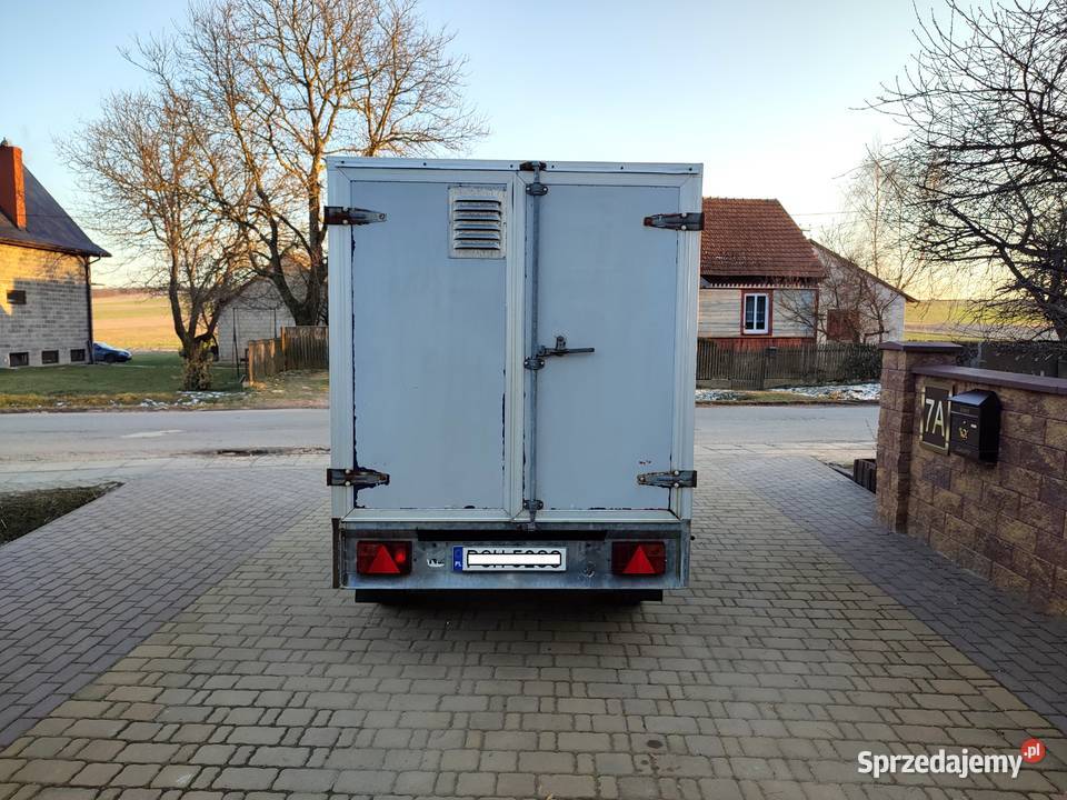 Przyczepa VERDONK KONTENERFURGON DMC 2000 śląskie Gliwice sprzedam