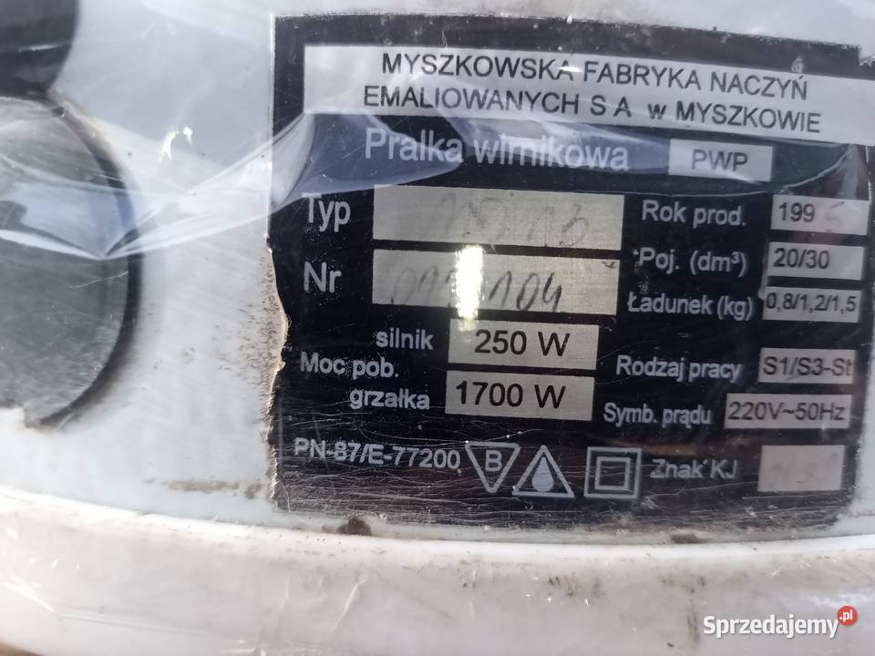 Pralka Frania światowit z lat 60 działające dwie