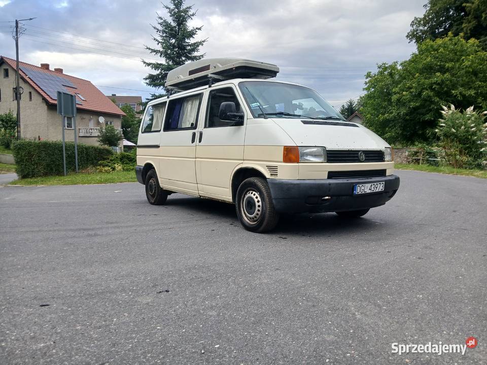 Vw t4 kamper z prysznicem i ciepłą wodą nieuszkodzony Transporter dolnośląskie