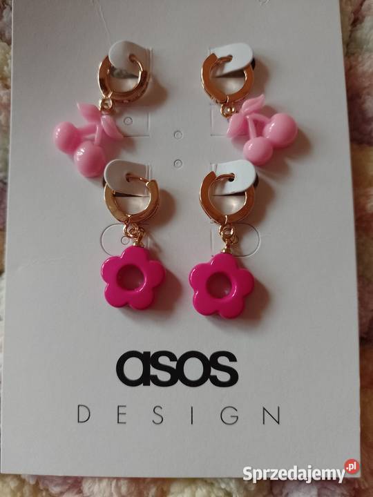 ASOS Dwie pary kolczyków Kolczyki z Londynu NOWE Kraków