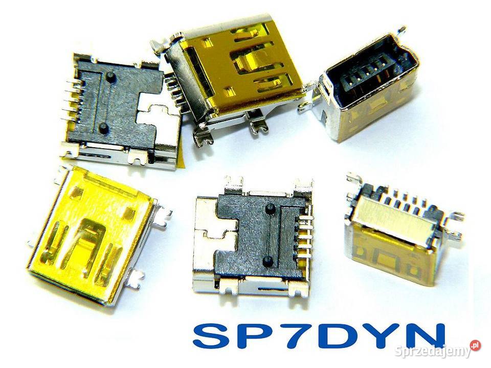 Gniazdo USB B mini 5pin poziome GPS Tablet Ozorków