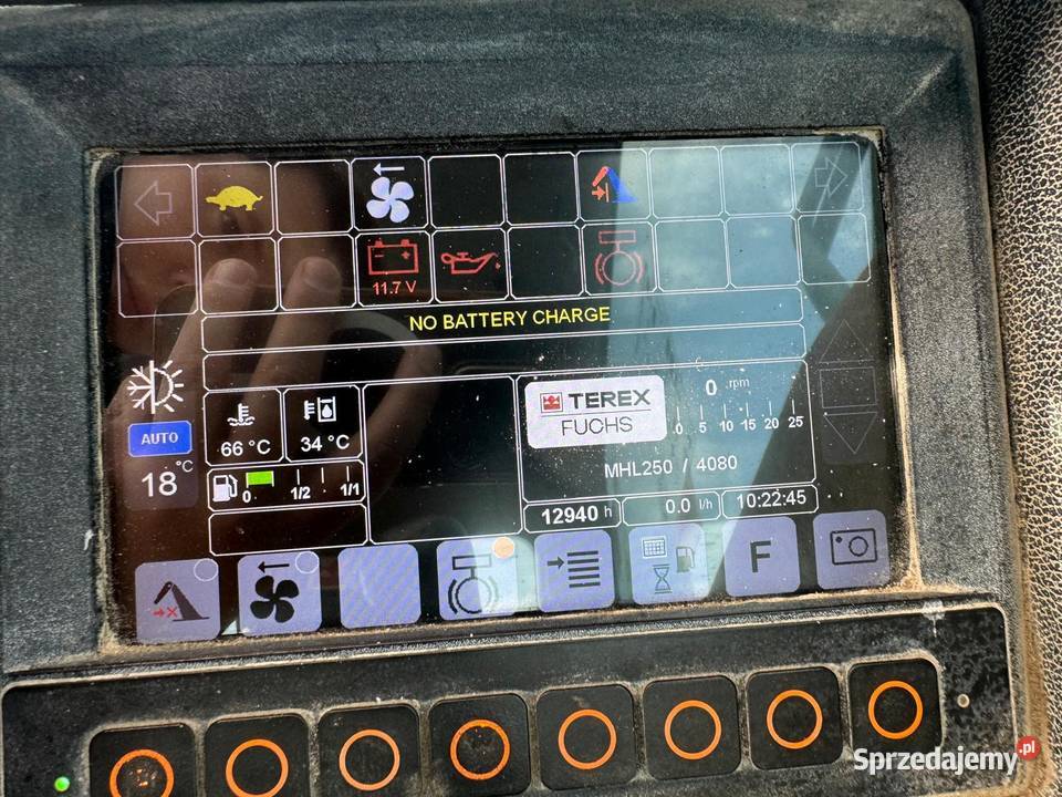 Koparka przeładunkowa Fuchs MHL250 nie kujawsko-pomorskie