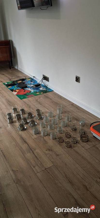 Szklanki z koszykami z czasów PRL Pozostałe