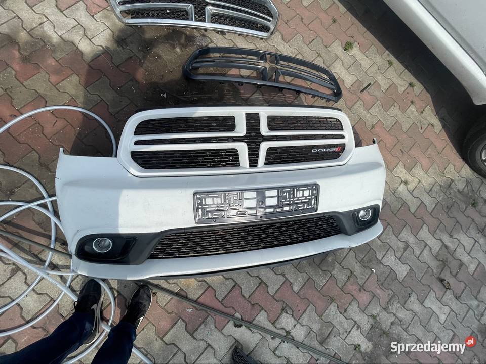 Grill zderzak przedni czarny szary chrom Dodge