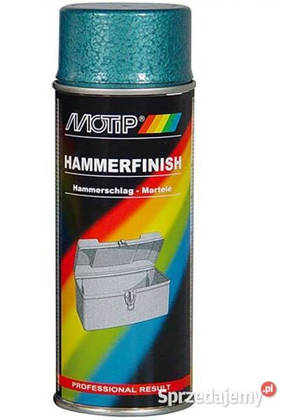 Lakier młotkowy Kramp zielony 400 ml 04012 Kabina i karoseria Kamionna