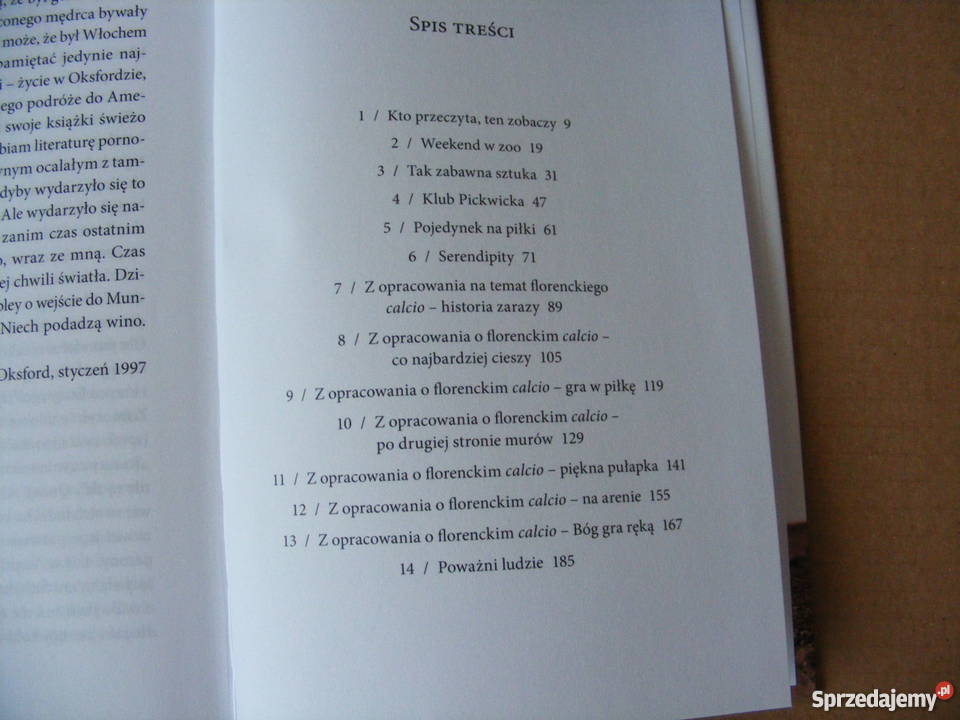 Calcio Powieść o pierwszym w dziejach meczu Oborniki Śląskie