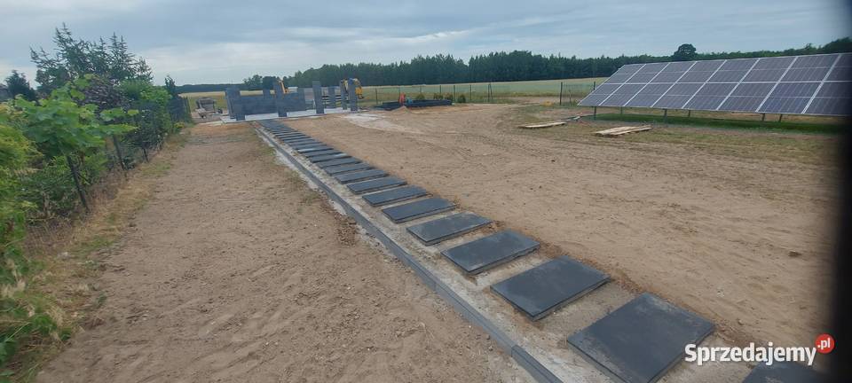 Siedlisko pod gryla Palenisko z kostki brukowej Wyszogród