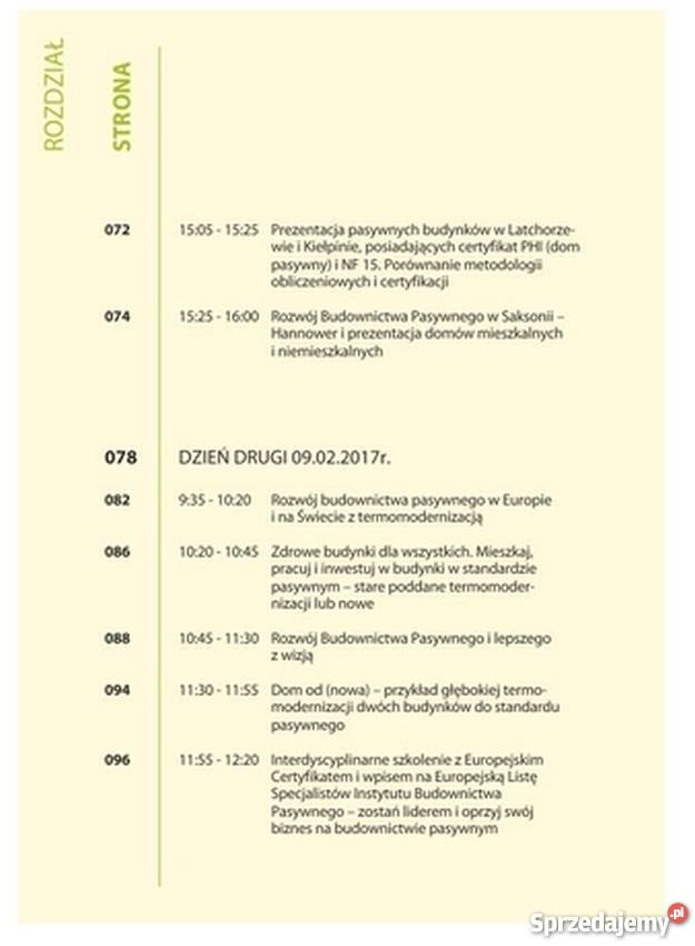 BUDOWNICTWO PASYWNE 2017 Książki naukowe i popularnonaukowe Radom