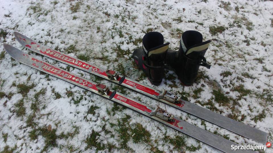 Narty Blizard z butami sprzedam wielkopolskie