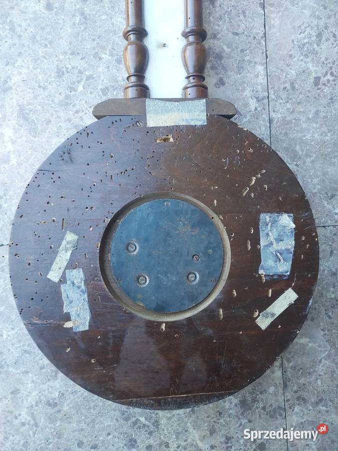 8 Stary secesyjny barometr ścienny termometr do