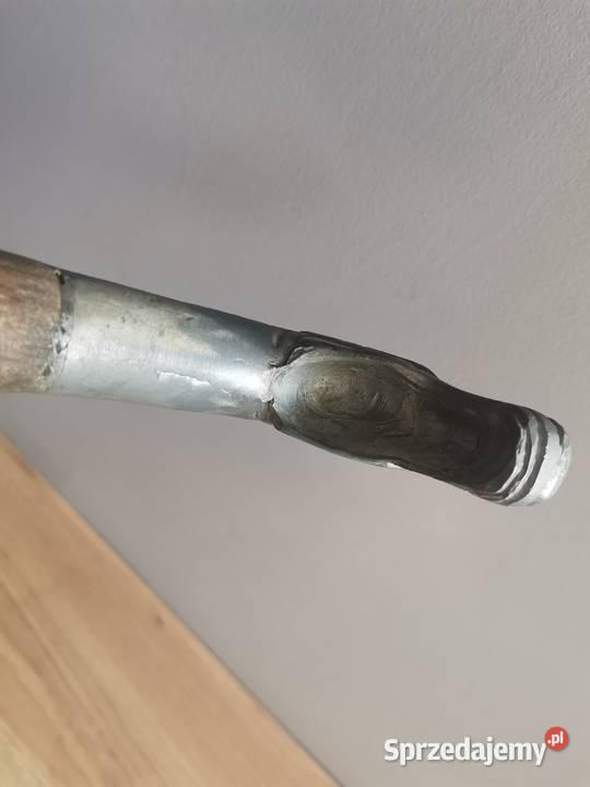 Stara laska z okuciem rękojeścią głowa konia Antyki śląskie Siemianowice Śląskie sprzedam