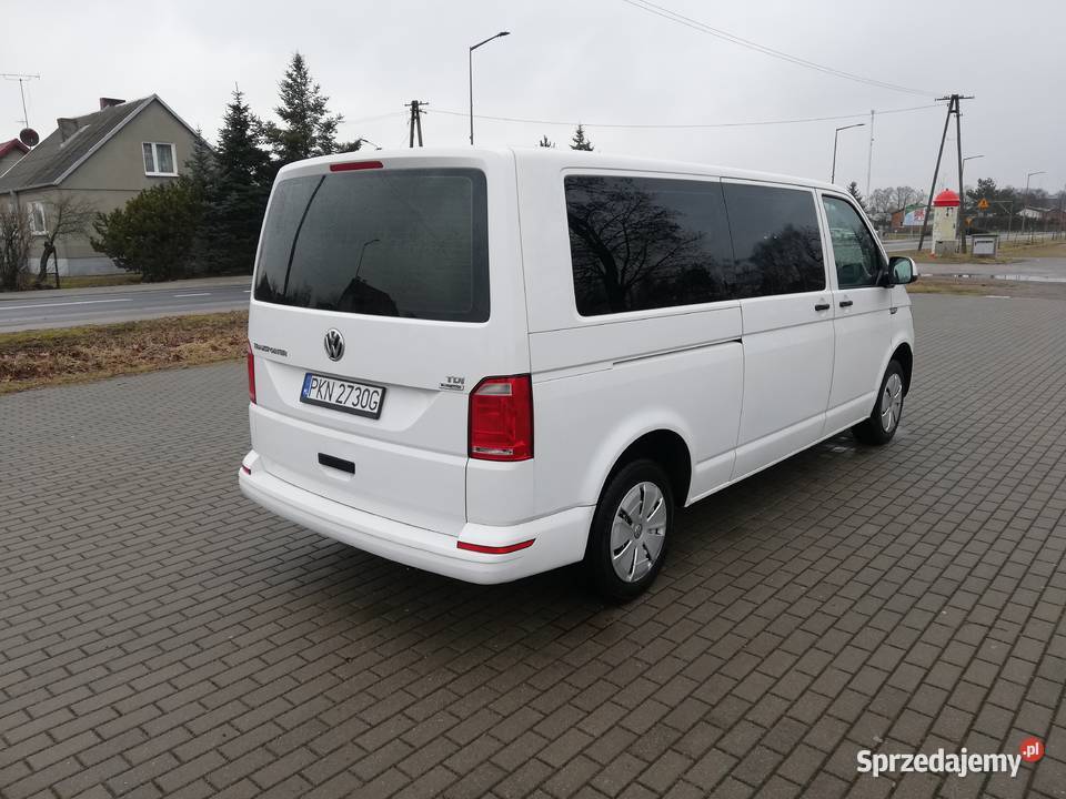 VW Transporter T6 9osobowy LONG 20diesel 2016 sprowadzony Sompolno sprzedam