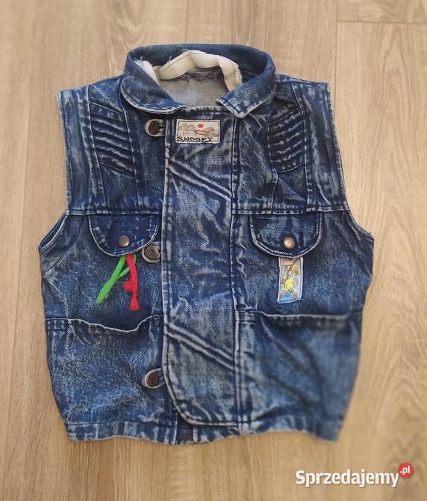 Kamizelka dziecięca JEANS niebieska Hajnówka