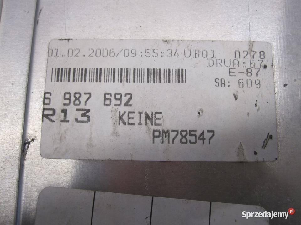 BMW E87 E81 SPORT 06r radio CD czytnik DVD osobowe Kielce