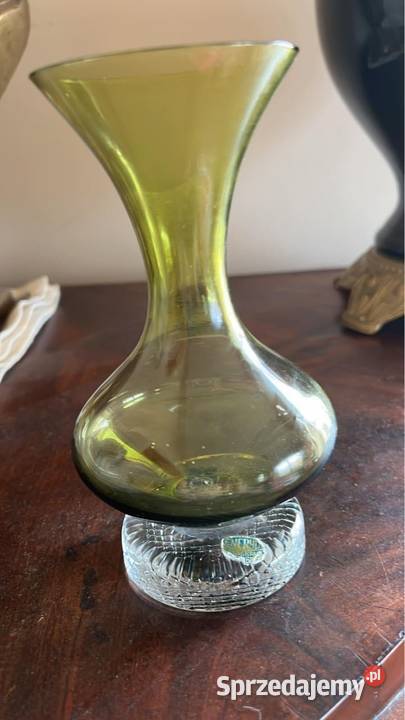 Wazon Eneryda Glasbruk Szwecja Art Glas Vintage Porcelana i szkło Gdańsk
