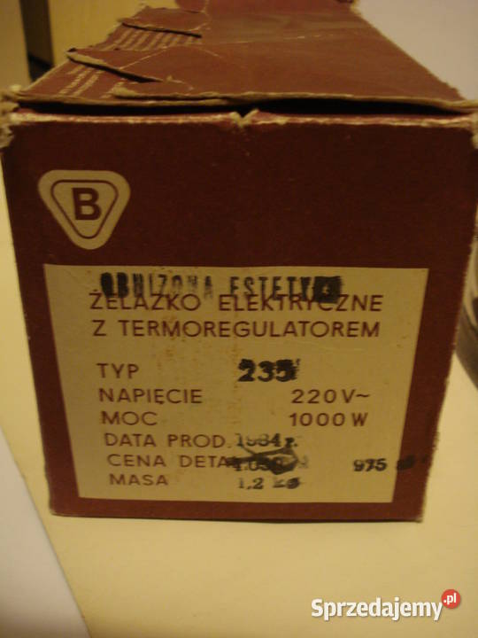 Żelazko DEZAMET 237 Retro z PRLu 1984r