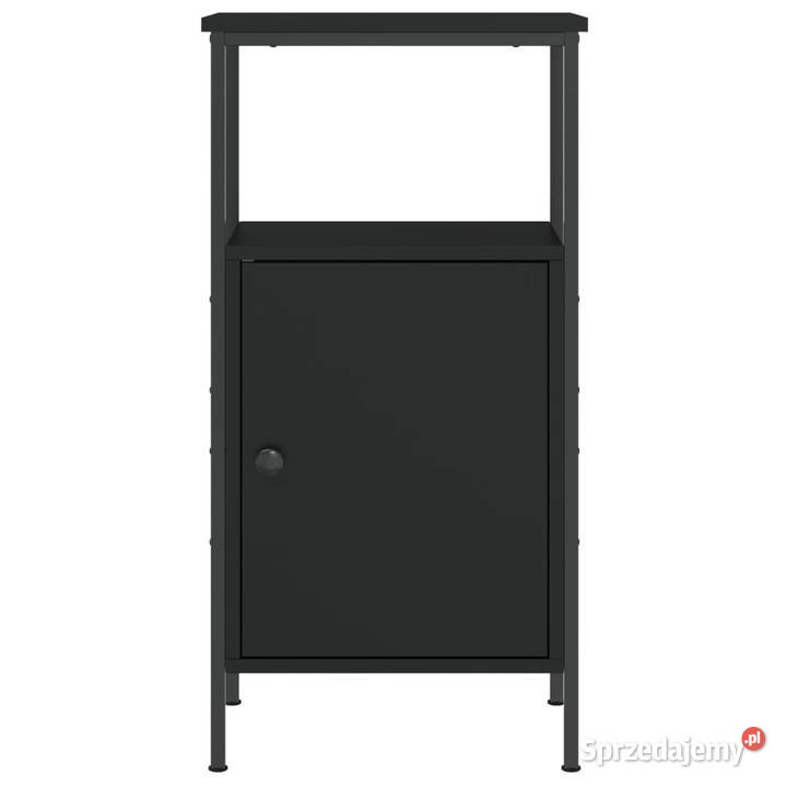 Szafki nocne 2 czarne 41x31x80 WM825924 Warszawa