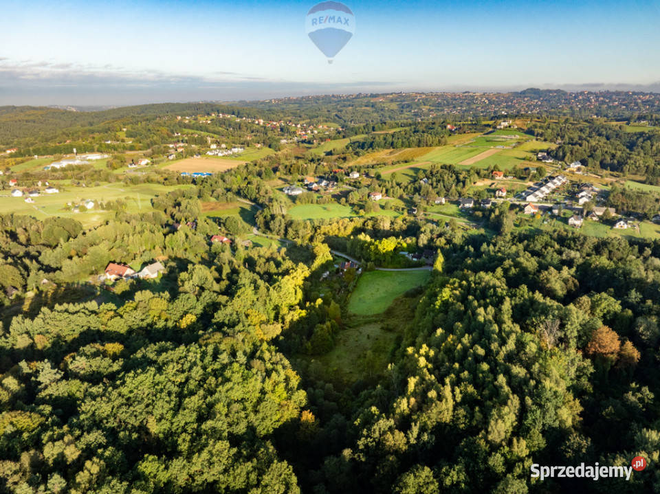 Działka 14 ha Włosań gmina Mogilany małopolskie