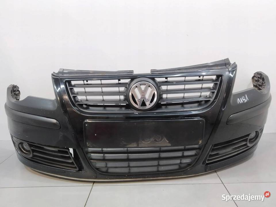 ZDERZAK PRZÓD 9N LIFT CZARNY HALOGENY VW Zderzaki