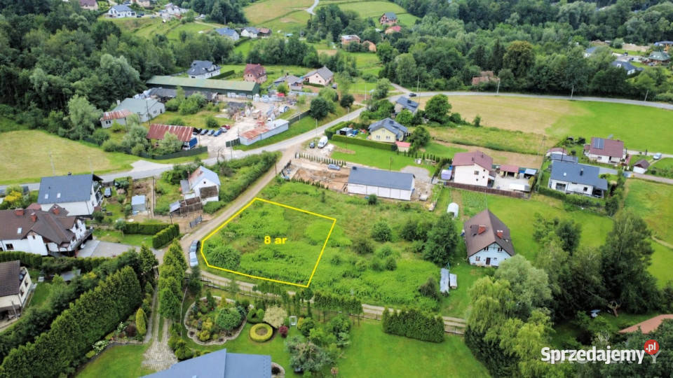 Grunt Mystków 800m2 małopolskie