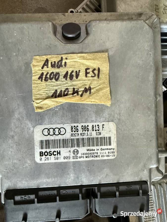 KOMPUTER ECU AUDI A2 16 FSI 036906013F osobowe Zduńska Wola