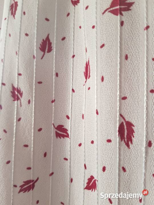 Vintage Retro koszula we wzorki printy elegancka