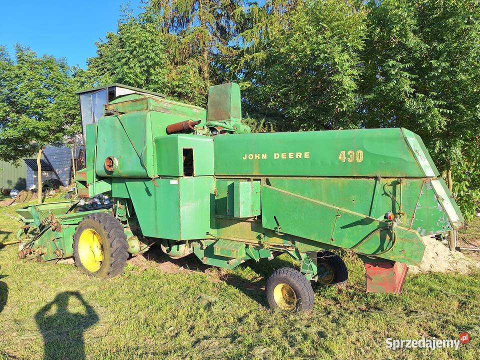 Kombajn JOHN DEERE 430 fasolazboże Michalów-Kolonia sprzedam