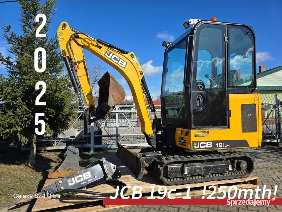 JCB 19 c1 minikoparka 2025 młot 2 łyżki nie Koparki Stalowa Wola