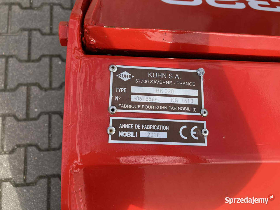 Mulczer Kuhn BK320 wałek WOM w komplecie Pleszówka