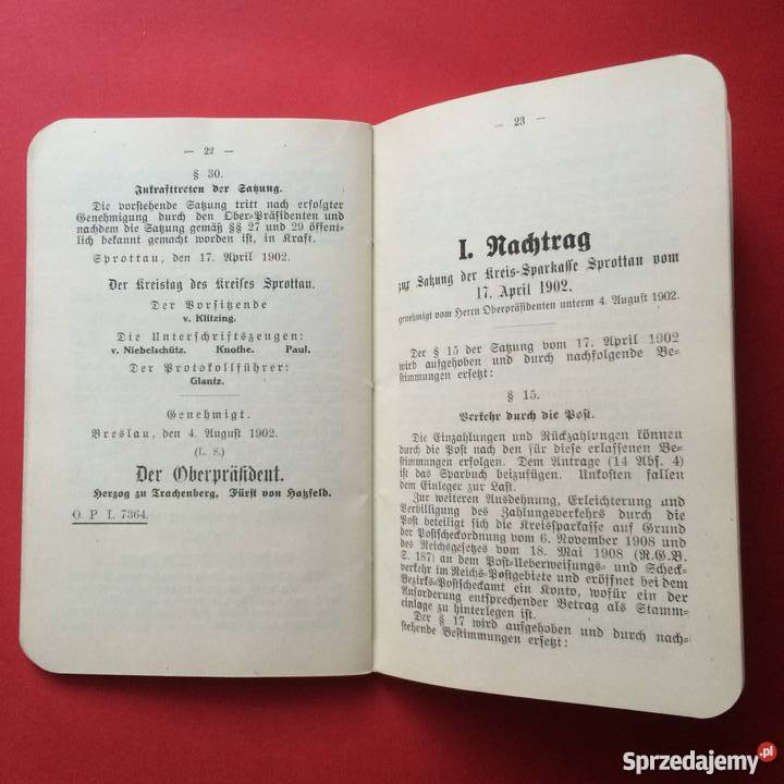 Sparkassenbuch Szczecin