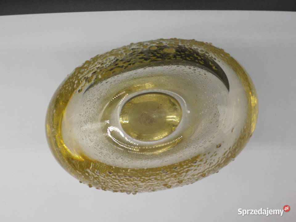 Wazon szklany Miloslav Klinger Zelezny Brod Raszków sprzedam