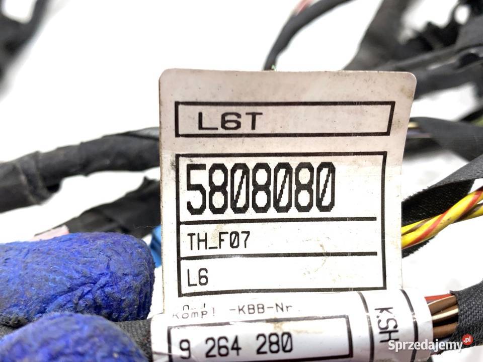 WIĄZKA DRZWI TYŁ PRAWY BMW F07 9264280 20 184