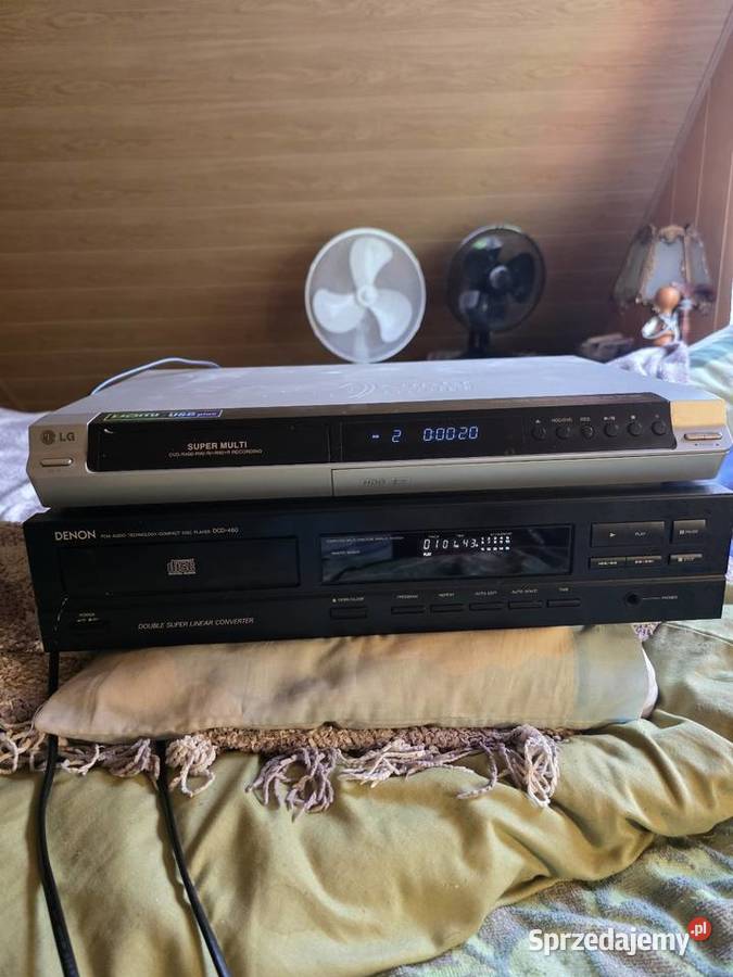 Nagrywarka LG i odtwarzacz CD DENON
