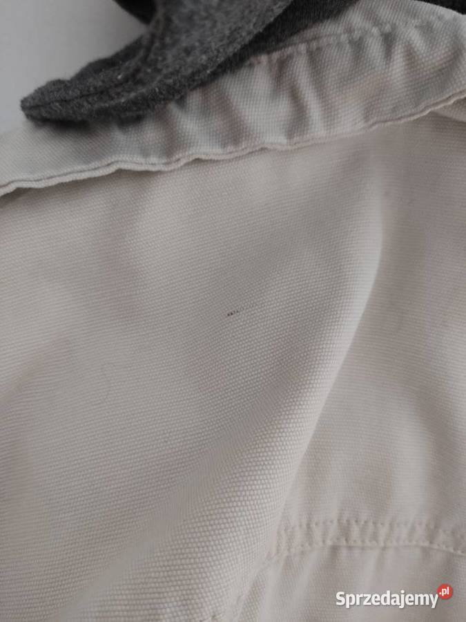 Kurka dżinsowa jeans biała w środku polar mazowieckie Otwock