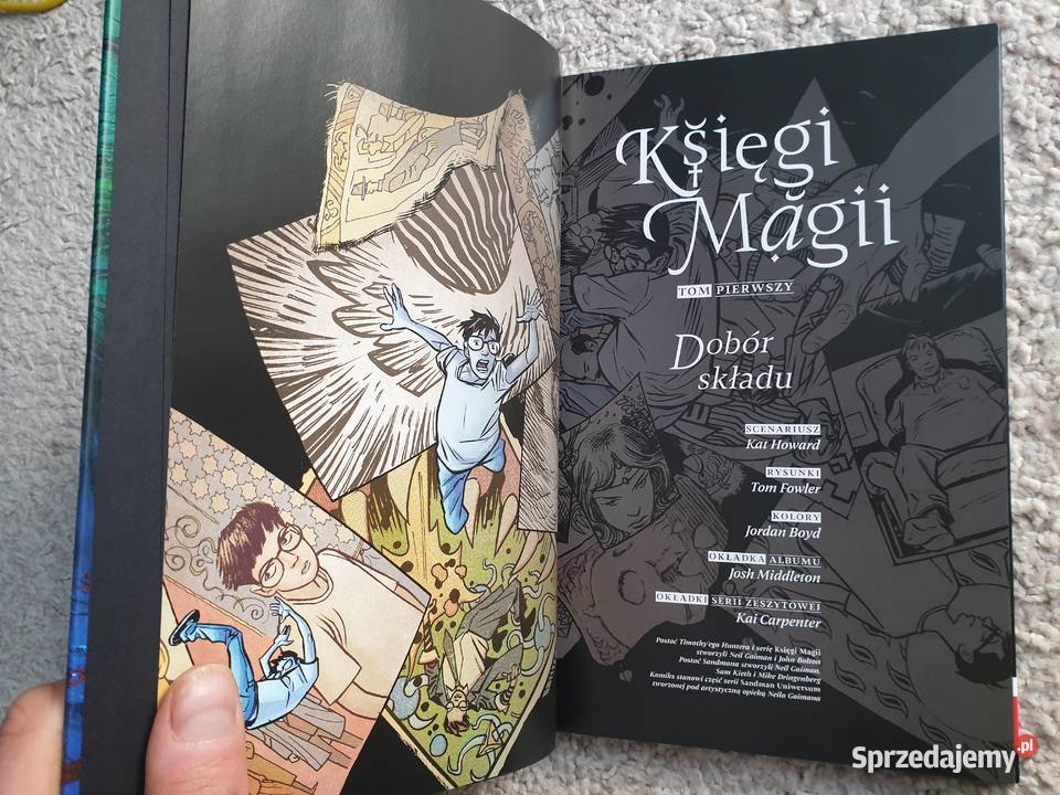 Księgi Magii tom 1 Dobór Składu Neil Gaiman Komiksy pomorskie Gdynia