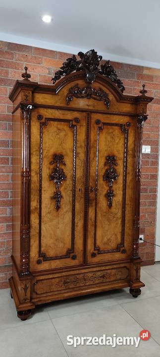 Piękna szafa Ludwik Filip antyk Łagów