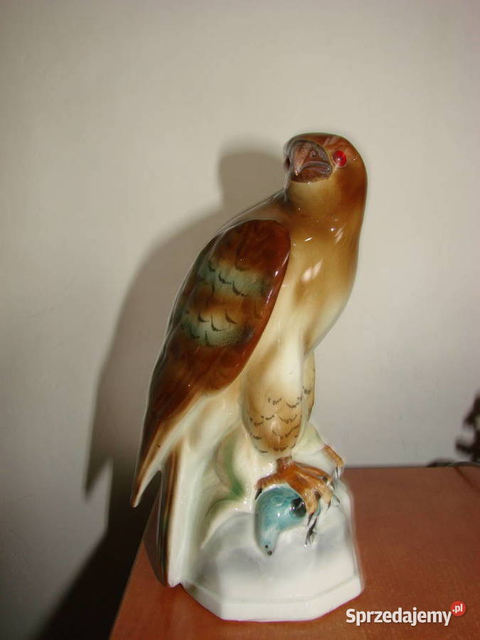 Sokół porcelanowa lampka nocna Pruszcz Gdański sprzedam