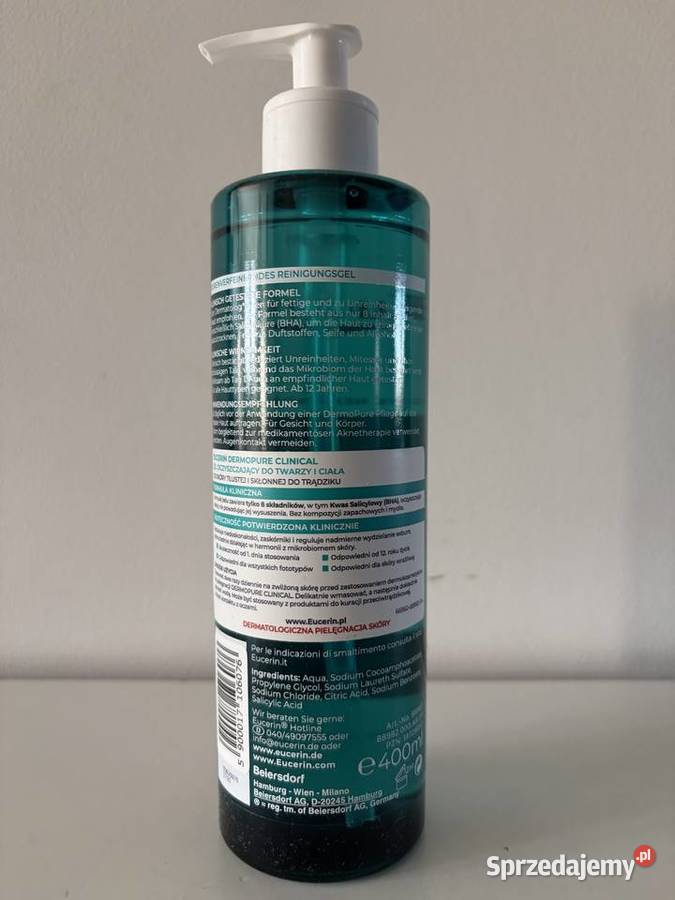 Eucerin Dermopure Clinical Żel Oczyszczający Do wielkopolskie Poznań