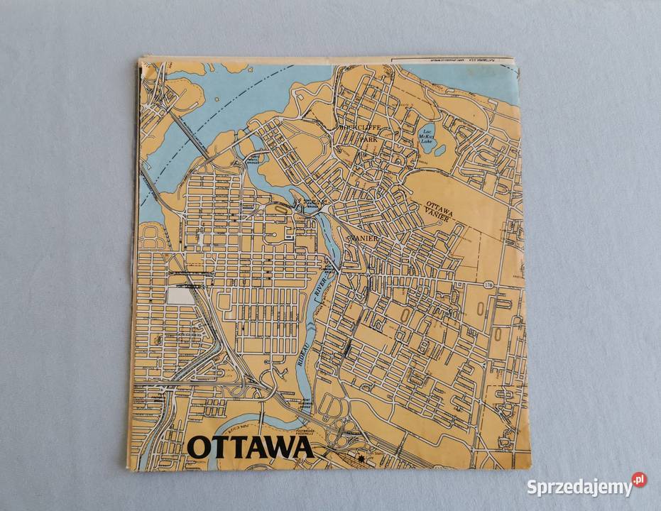 Mapa Kanady 1970 Puławy