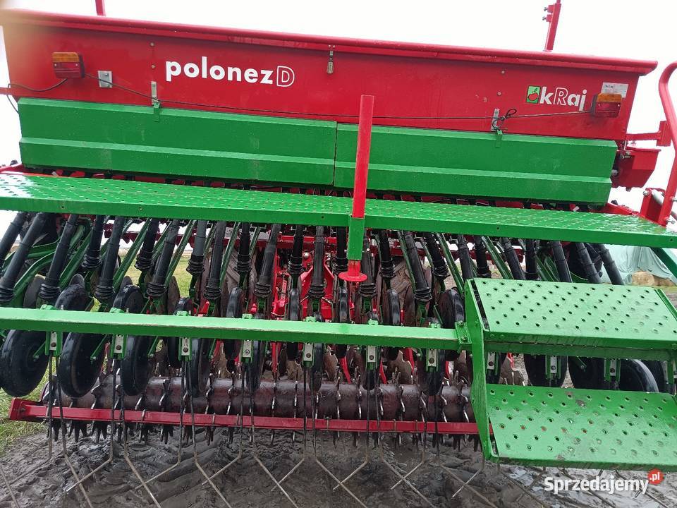 Zestaw talerzowy uprawowo siewny z kołami wielkopolskie